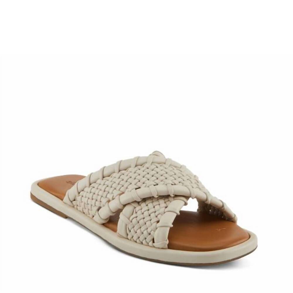 NEW SPRING STEP SHOES women's montauk slide in ivory